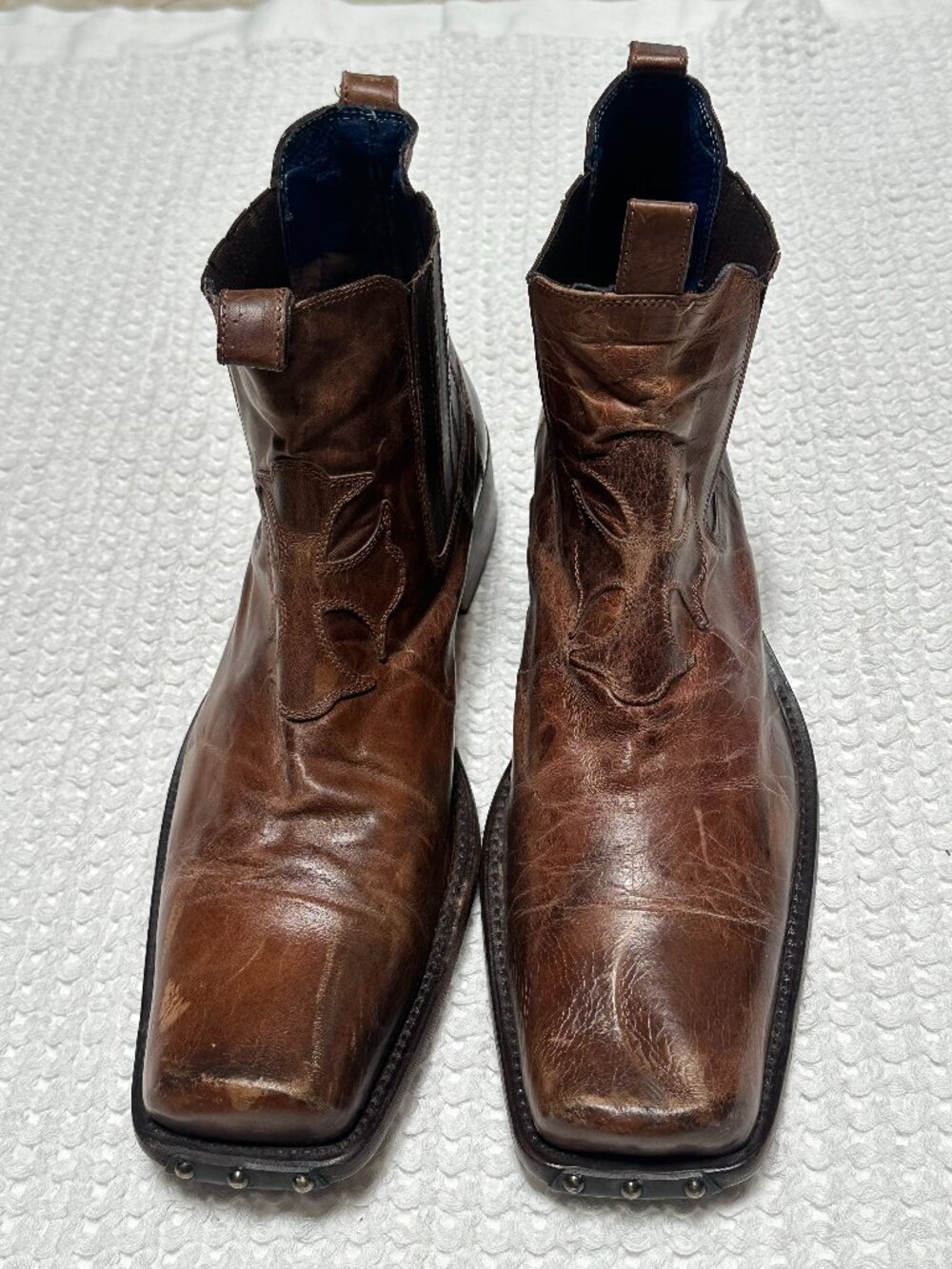 Mark Nason "Rock Lives" Italian Leather Ankle Boots